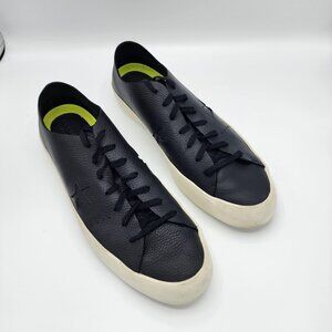 Converse One Star Prime OX Black Leather Low Top Sneakers